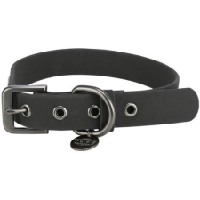 Trixie Citystyle Collar - nyakörv (fekete, PVC) kutyák részére (S-M:30-37cm/20mm) nyakörv, póráz, hám kutyáknak