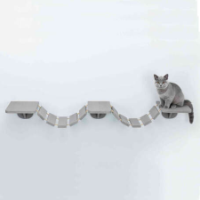 Trixie Climbing Ladder for Wall Mounting - Falra szerelhető hegymászó létra (150 x 30 cm | Szürke) játék macskáknak