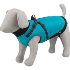 Trixie Coat Pontis with Harness - kabát hámmal (aquakék, vízlepergető) kutyák részére (XS) 27cm kutyaruha