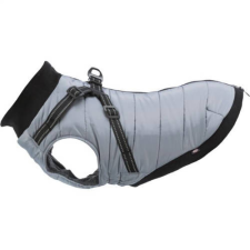 Trixie Coat Pontis with Harness - kabát hámmal (szürke, vízlepergető) kutyák részére (S) 40cm kutyaruha