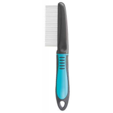 Trixie Comb, medium teeth - bontófésű közepes fogakkal (türkizkék,fekete) kutyák részére (22cm) kutyafésű