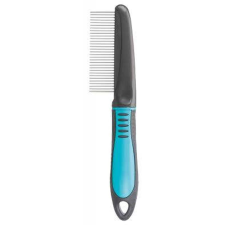 Trixie Comb, medium teeth - bontófésű közepes fogakkal (türkizkék,fekete) kutyák részére (22cm) kutyafésű