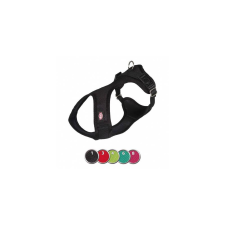 Trixie Comfort Soft hám - fekete  (S) 33-50cm/20mm nyakörv, póráz, hám kutyáknak