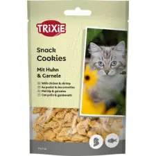 Trixie Cookies - jutalomfalat (csirke&amp;rák) macskák részére (50g) jutalomfalat macskáknak