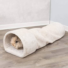 Trixie Cuddly Tunnel - Plüss bújócső kistestű rágcsálók részére (27x21x80cm) kisállatfelszerelés