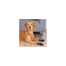 Trixie Dog Socks - zokni (csúszásmentes gumitalppal,fekete) kutyák részére (L-XL) kutyaruha