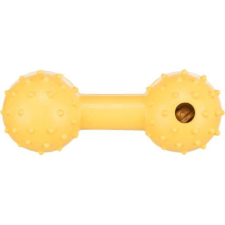 Trixie Dumbbell | Natúr gumi játék (csörgős súlyzó) kutyák részére - 12 cm játék kutyáknak