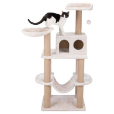 Trixie Federico Scratching Post - kaparófa (világos szürke) macskák részére (60x50/142cm) macskafelszerelés