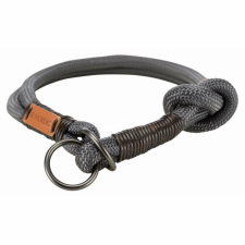 Trixie Fojtó BE NORDIC L-XL 55cm/13mm Sötétszürke/Barna nyakörv, póráz, hám kutyáknak