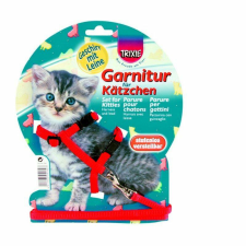  Trixie Hám Kölyök Macskának Szövet 19-31cm/8mm 1,2m nyakörv, póráz, hám kutyáknak