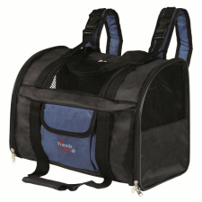Trixie Hátizsák Connor 42x29x21cm fekete/kék szállítóbox, fekhely kutyáknak
