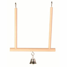  Trixie Hinta Fa Csengővel Akasztható 12x13cm játék madaraknak