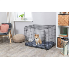 Trixie Home Kennel &quot;S&quot; – szobakennel (horganyzott fém,fekete) kutyák részére (64x54x48cm) kutyafelszerelés