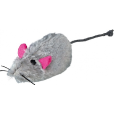 Trixie hosszú szőrű sípoló játék egér (9 cm) játék macskáknak