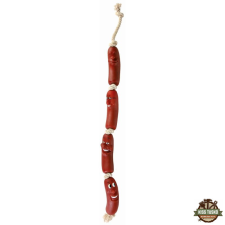 Trixie Játék Gumi 4 Kolbász Kötélen 75cm játék kutyáknak