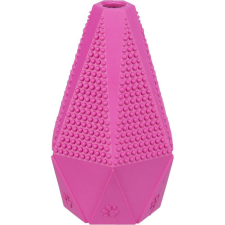  Trixie játék gumi hatszög 12cm, rózsaszín játék kutyáknak