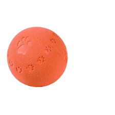 Trixie Játék gumi labda tappancs mintás sipoló 6cm játék kutyáknak
