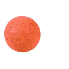 Trixie Játék Gumi Labda Tappancs Mintás Sipoló 6cm játék kutyáknak