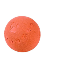  Trixie Játék Gumi Labda Tappancs Mintás Sipoló 6cm játék kutyáknak