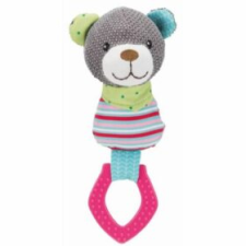 Trixie Játék Junior Szövet Medve Karikával 23cm játék kutyáknak