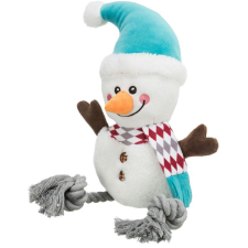 Trixie Játék Xmas Plüss/Pamut Hóember 41cm játék kutyáknak