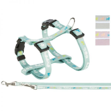 Trixie Junior Puppy Hám+póráz 23–34 cm/8mm 2m - menta nyakörv, póráz, hám kutyáknak