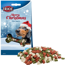 Trixie Jutalomfalat, Karácsonyi Mini Szívecskék, Kutyának, 140 g, Csirkés. 92742 jutalomfalat kutyáknak