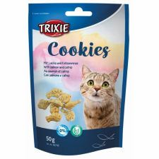 Trixie Jutalomfalat Macskának Cookies lazaccal 50g jutalomfalat macskáknak