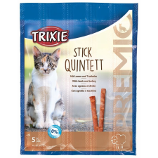 Trixie Jutalomfalat Premio Quadro-Stick Bárány/Pulyka 5x5gr jutalomfalat macskáknak