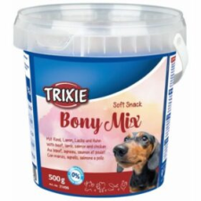 Trixie Jutalomfalat Soft Snack Bony Mix Vödrös 500gr jutalomfalat kutyáknak