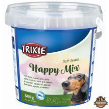 Trixie Jutalomfalat Soft Snack Happy Mix Vödrös 500gr jutalomfalat kutyáknak