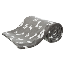 Trixie Kenny Blanket | Takaró (szürke,mintás) kutyák részére - 150x100 cm szállítóbox, fekhely kutyáknak