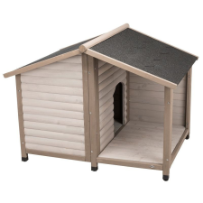 Trixie Kutyaház Lodge nyeregtetővel M-L 130x100x105cm szürke szállítóbox, fekhely kutyáknak