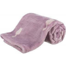 Trixie Lilly Blanket - takaró (berry,cica mintás) macskák részére (70x50cm) szállítóbox, fekhely macskáknak