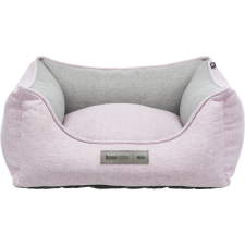Trixie Lona Bed | Négyszögletes, peremes fekhely (rózsaszín/szürke) kutyák részére - 60x50 cm szállítóbox, fekhely kutyáknak