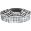 Trixie Lucky Bed - ovális, peremes fekhely (szürke/fehér) kutyák részére (65x55cm)