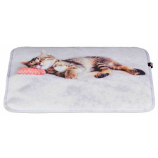 Trixie Lying Mat Nani - matrac (szürke, mintás) macskák részére (40x30cm) szállítóbox, fekhely macskáknak