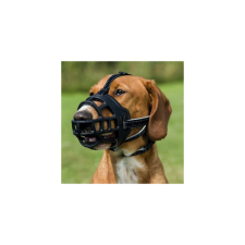 Trixie Muzzle Flex - szilikon szájkosár - fekete (M-L) 22cm szájkosár
