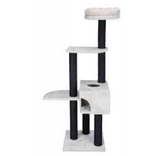 Trixie Nita Scratching Post - macskabútor (fekete,világos szürke) 54x44/147cm macskabútor