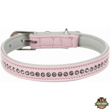 Trixie Nyakörv Active Comfort Strasszkövekkel XXS–XS 17–21cm/12mm Pink nyakörv, póráz, hám kutyáknak