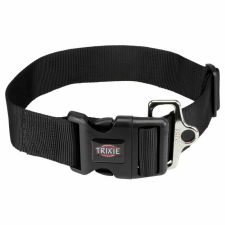 Trixie Nyakörv Új Prémium L–XXL 55–80cm/50mm Fekete nyakörv, póráz, hám kutyáknak