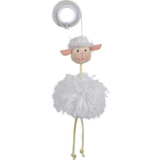 Trixie plüss bárányka gumikötélen (20 cm) játék macskáknak