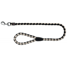 Trixie Póráz Cavo, L–XL: 1.00 m/18 mm, Fekete/Ezüst nyakörv, póráz, hám kutyáknak