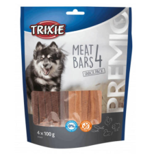 Trixie PREMIO 4 Meat Bars Jutalomfalat (csirke,kacsa,lazac,bárány) 4x100g jutalomfalat kutyáknak