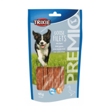 Trixie PREMIO Goose Filets - jutalomfalat (liba) 65g jutalomfalat kutyáknak