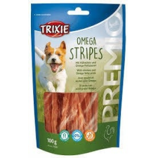 Trixie Premio Omega Stripes - jutalomfalat (csirkemell) kutyák részére (100g) jutalomfalat kutyáknak