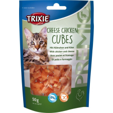 Trixie Premio sajtos és csirkés kockák cicáknak 50g jutalomfalat macskáknak