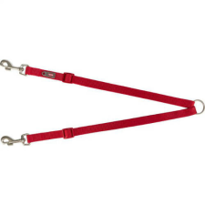 Trixie Prémium ikervezető póráz, M-L: 40-70cm/20mm, piros nyakörv, póráz, hám kutyáknak