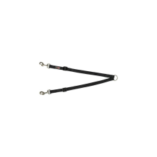 Trixie Prémium ikervezető póráz, XS-S: 40-70cm/10mm, fekete nyakörv, póráz, hám kutyáknak