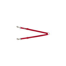 Trixie Prémium ikervezető póráz, XS-S: 40-70cm/10mm, piros nyakörv, póráz, hám kutyáknak